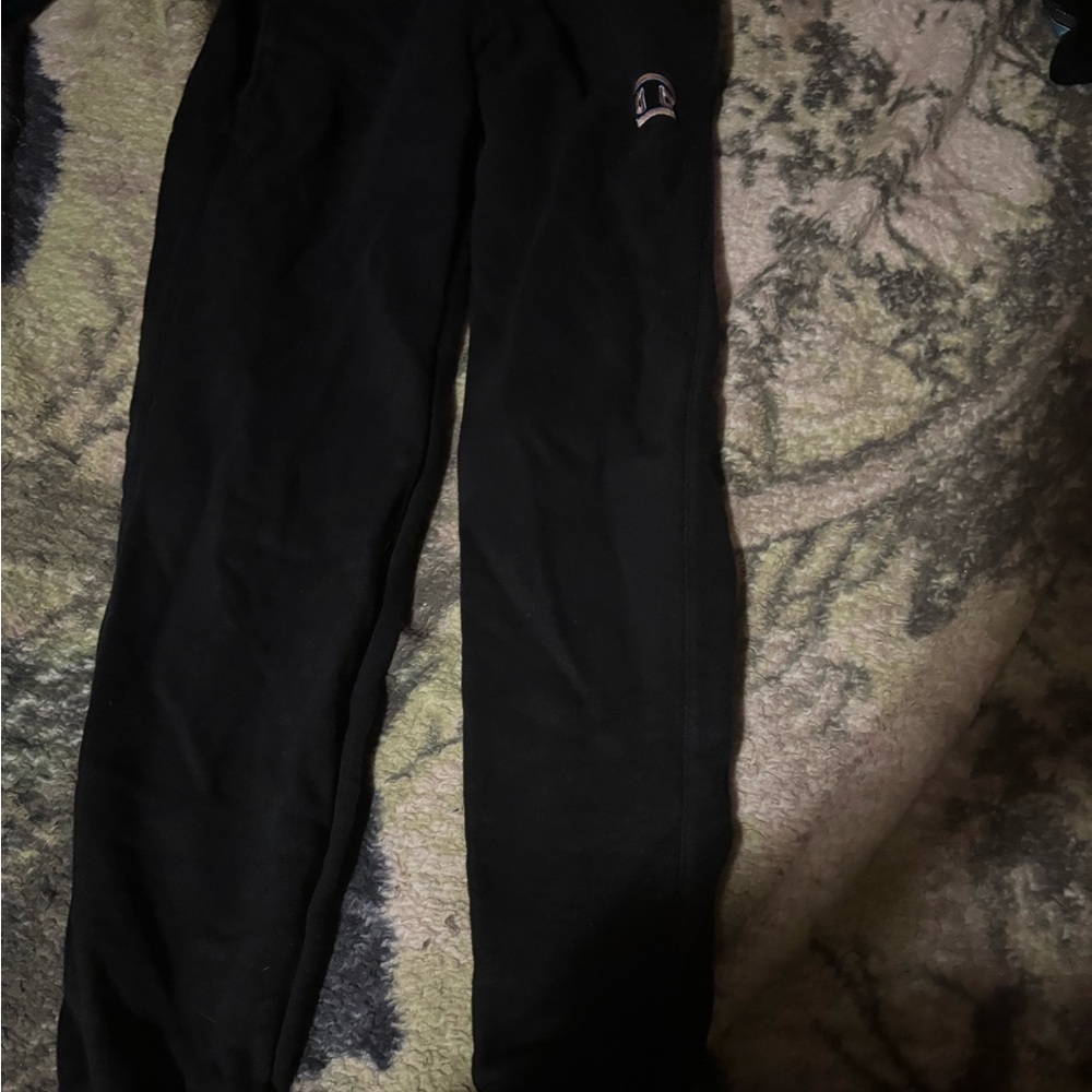 Champion sweatpants, embroidered pastel logo